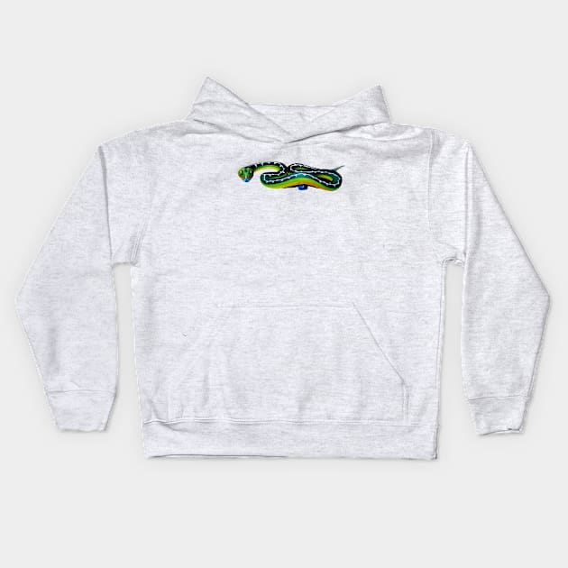 snakes in the grass Kids Hoodie by SeanKalleyArt